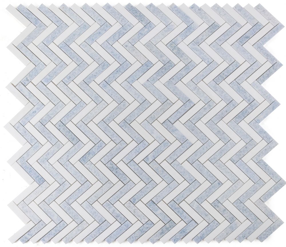ELY Herringbone Crystal Ocean 11.25 x 11.25