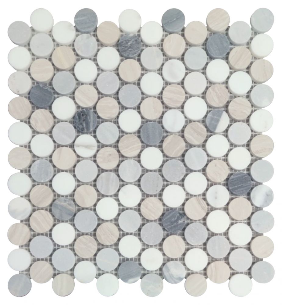 ELY Penny Marble Blue 10.5x11.75