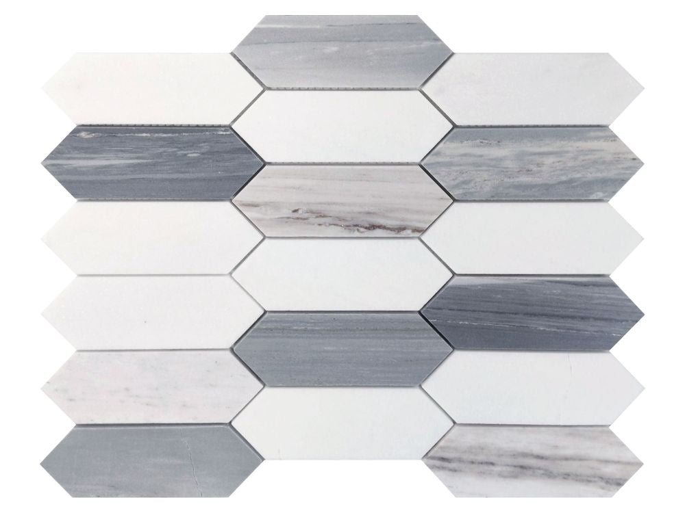 ELY Elongated Hex Blue New 11.75 x 15