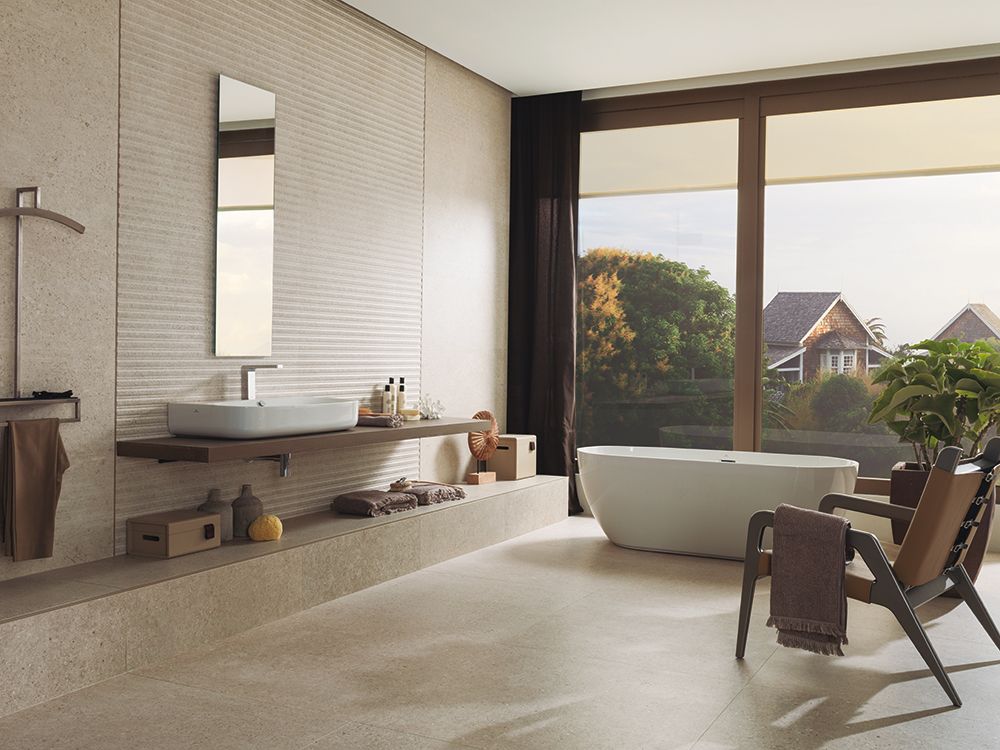 Porcelanosa Mombasa Prada Caliza 18x47