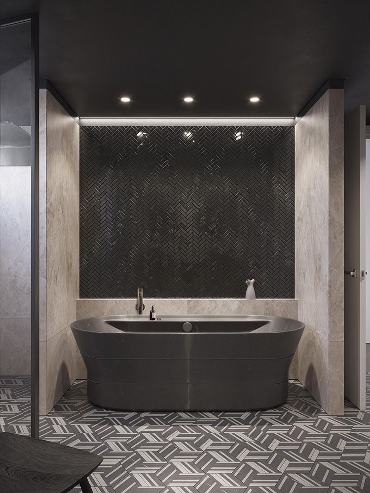 Porcelanosa Lines Cambric Neg Mar Pulido 10x13