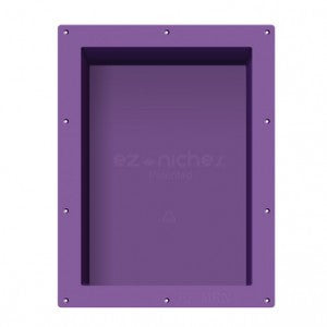 EZ-NICHES USA Medium Rectangular Niche for Bathroom Wall / Recessed Shower Shampoo Shelf (11"x16")