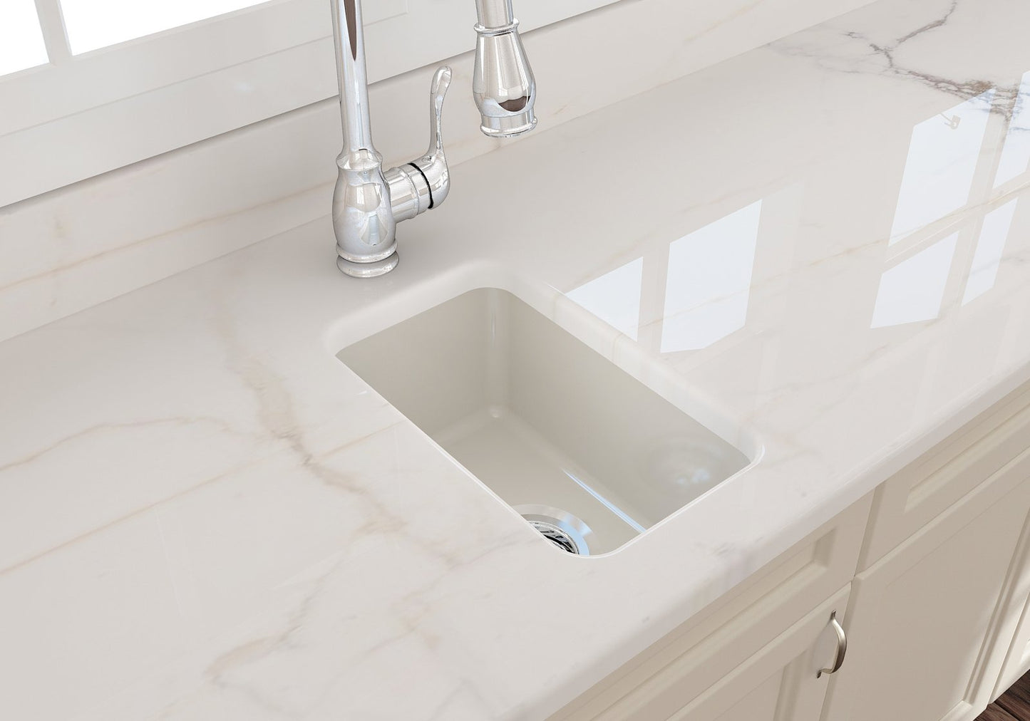 Bocchi Undermount Fireclay 12" Single Bowl Kitchen Sink (Call for special pricing)
