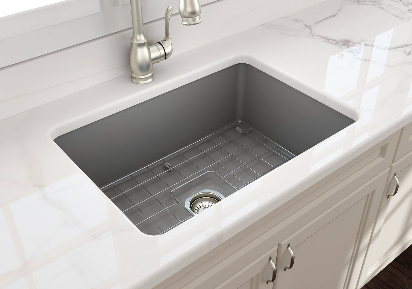 Bocchi Undermount Fireclay 27" Single Bowl Kitchen Sink (Call for special pricing)