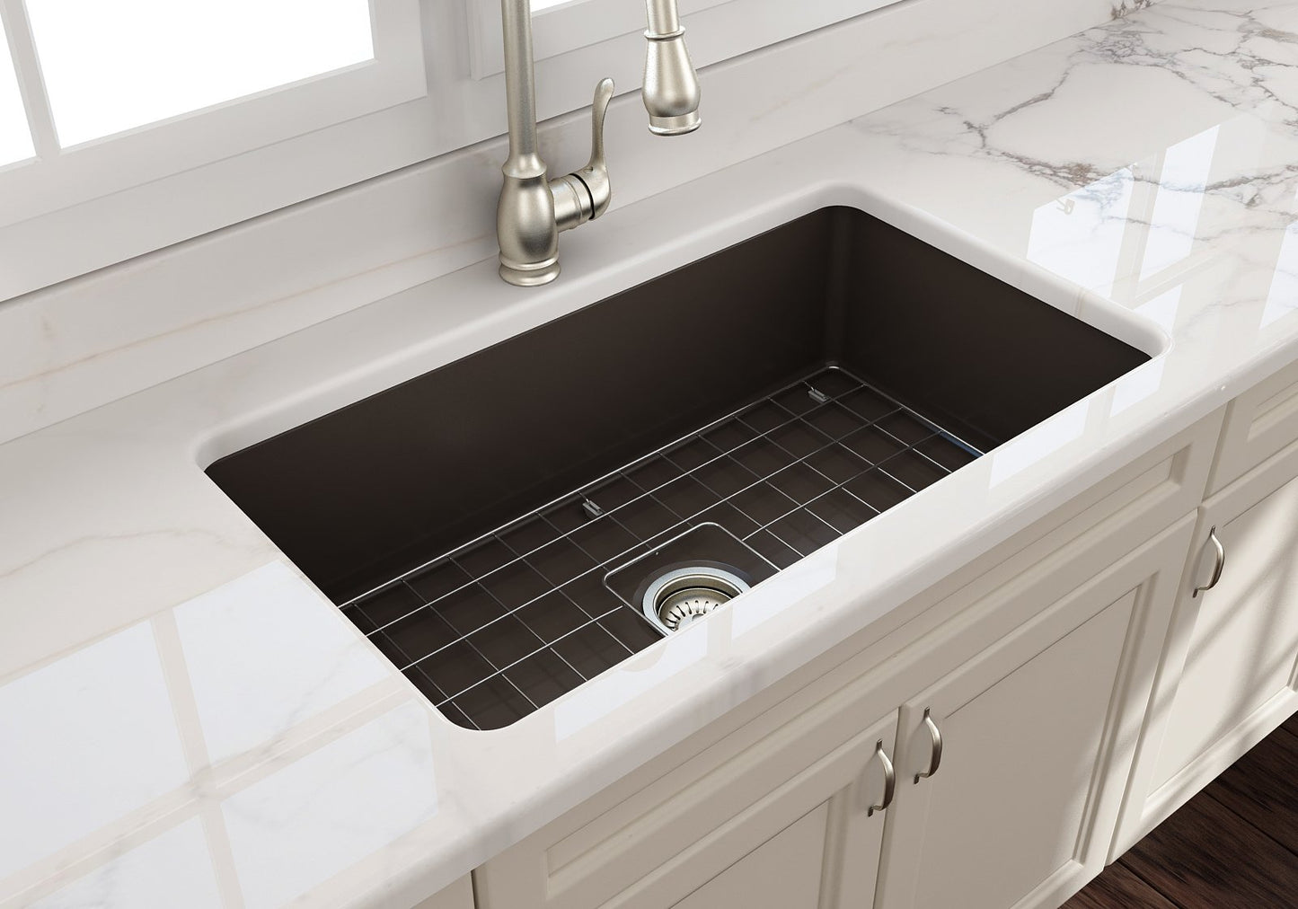 Bocchi Undermount Fireclay 32" Single Bowl Kitchen Sink (Call for special pricing)