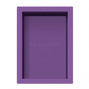 EZ-NICHES USA Large Rectangular Niche for Bathroom Wall / Recessed Shower Shampoo Shelf (14"x22")