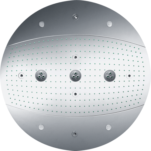 Hangrohe Raindance Rainmaker Overhead shower 600 3jet with lighting