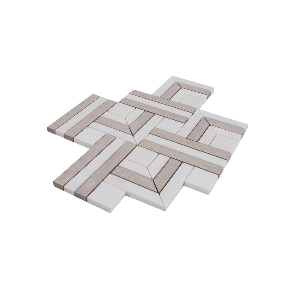Jeffrey Court Topeka Beige Mosaic 11 x 13