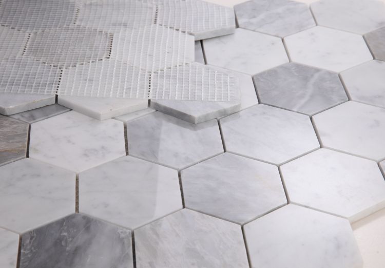 ELY Hexagon City Grey 10.25x11.75