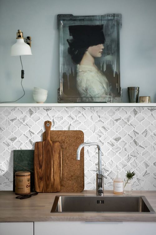 ELY Arabesque Statuario Matte 9.5x11