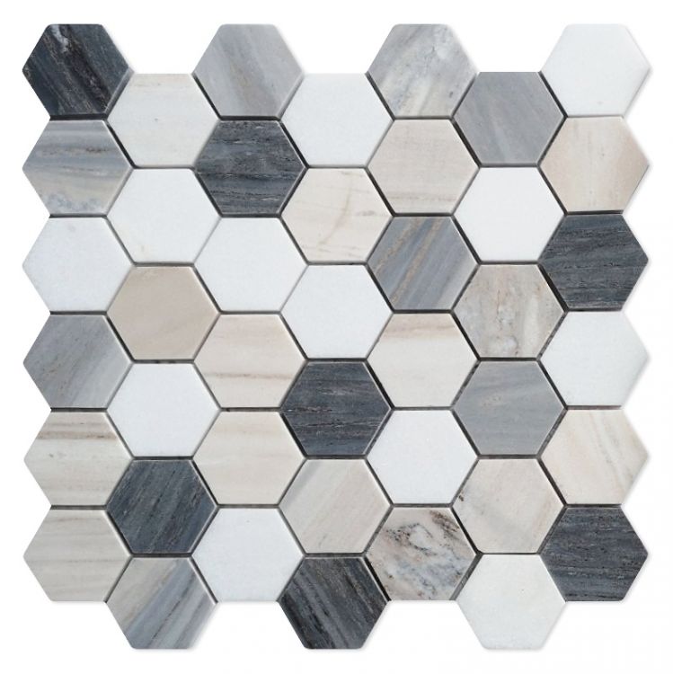 ELY 2'' Hexagon Beach 11.75x12