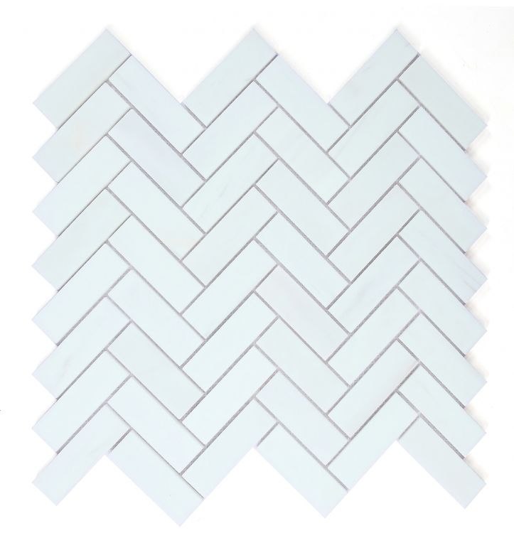 Elysium Herringbone Dolomite Polished 12'' x 12''