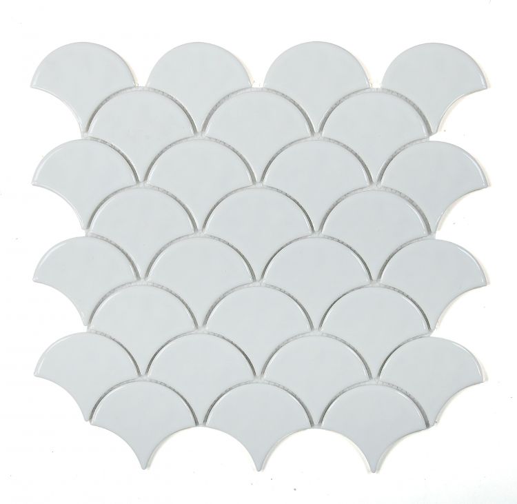 ELY Snowglass Scale Ripple Polished 11.5'' x 12''