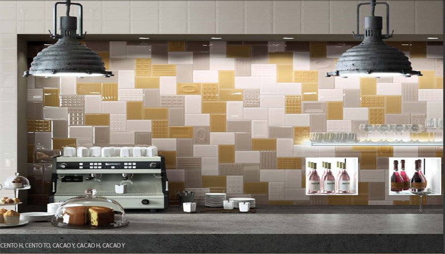 SD Cento Per Cento 3D Fields Italian Wall Tile Decor