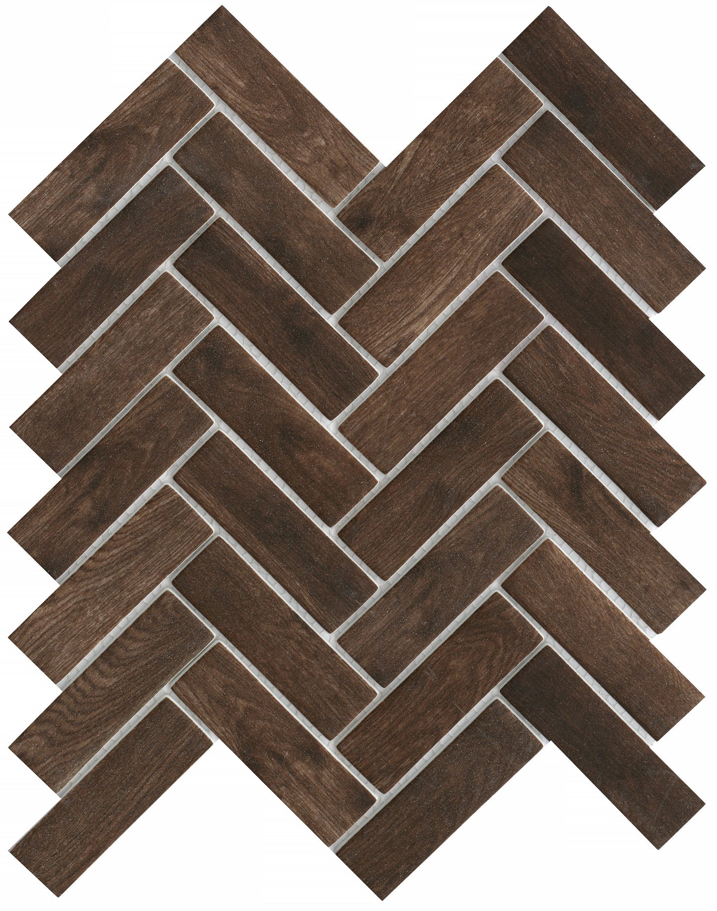 Emser Echo Brown Herringbone 11x13
