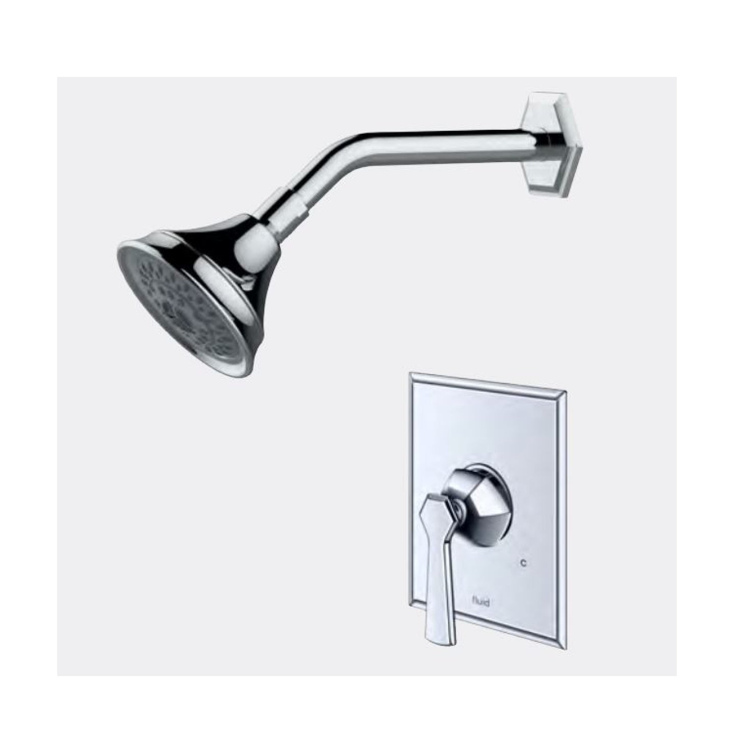 Fluid Symmetry Value Priced Shower Trim Package F1721T CP