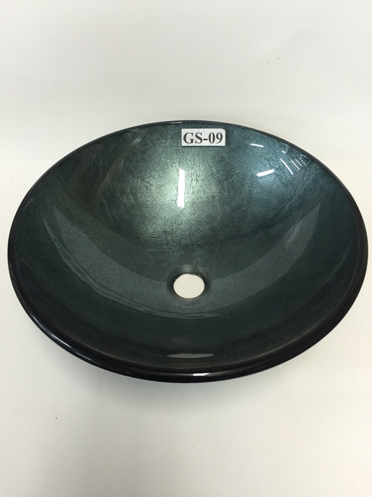 Pisa Hand Made Tempered Glass Vessel Sink (FREE SHIPPING!)