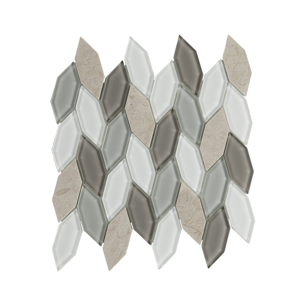 Style Access Natural Elements Blue Heron Hexagon Leaves