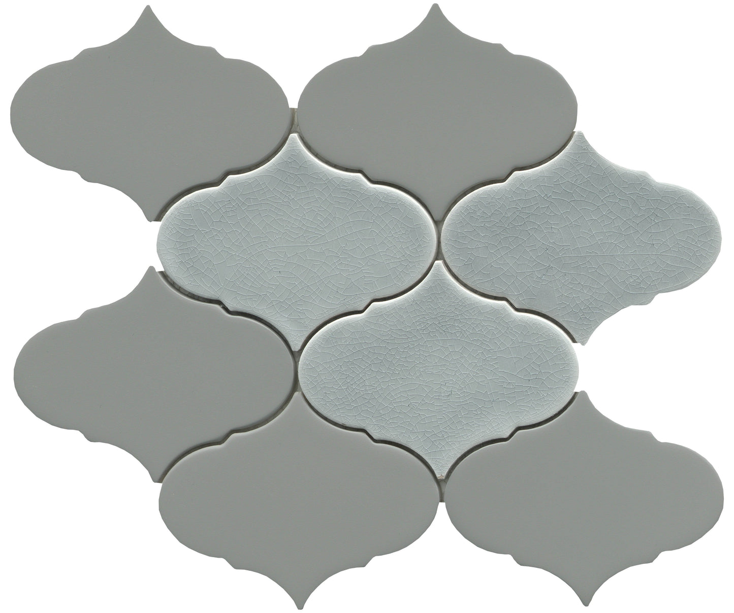 Emser Retro || Silver Cloud Gloss & Crackle 9x10