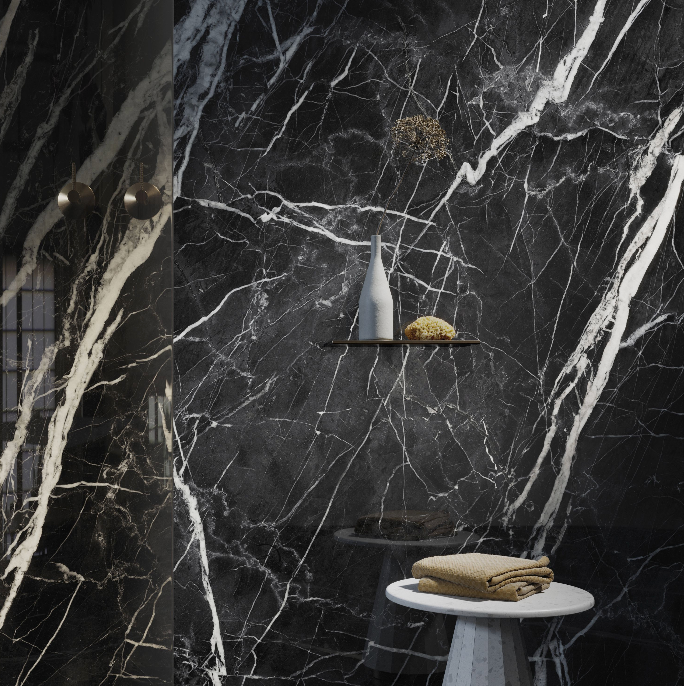 Porcelanosa Marquina Black Polished (Call for special pricing)