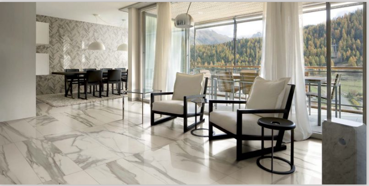 Happy Floors Italia Natural Matte and Polished Porcelain Tile - Made in Italy Rectified Edge