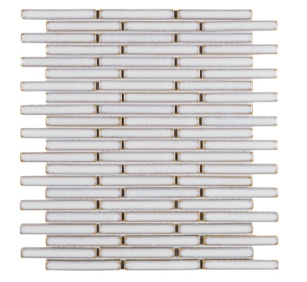 Hulu White Slender Porcelain Mosaics (please call us for pricing)