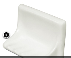 Sognare Bone Tub Soap Dish 4x6 (shipping charges apply)