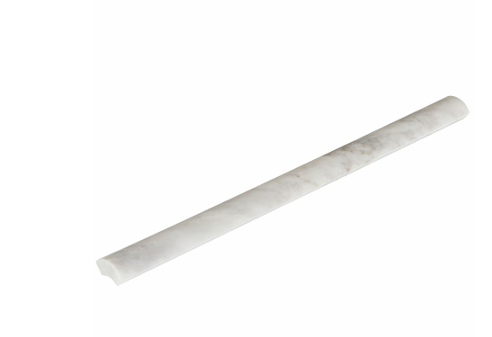 Elysium Precious Stone Carrara Quarter Round 1x12 (call us for pricing)