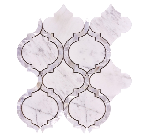 Elysium Alice Pearl Carrara Mosaics 9.75x11.75 (call us for pricing)