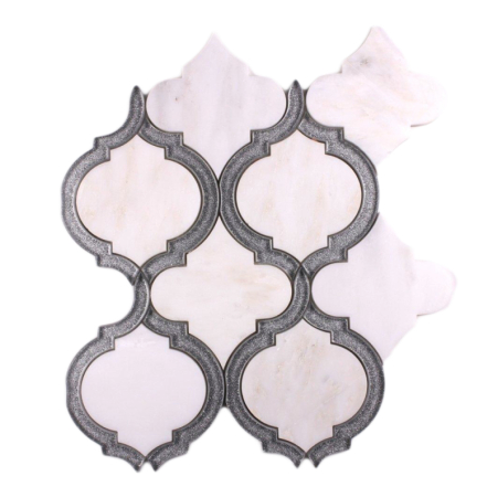 Elysium Alice Silver White Mosaics 9.75x11.75 (call us for pricing)