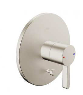 in2aqua Edge pressure balance valve trim kit, with diverter, brushed nickel rough-in valve required (please call us for special pricing)