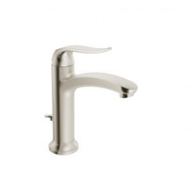 in2aqua Style one-hole single-lever basin mixer, brushed nickel (please call us for special pricing)