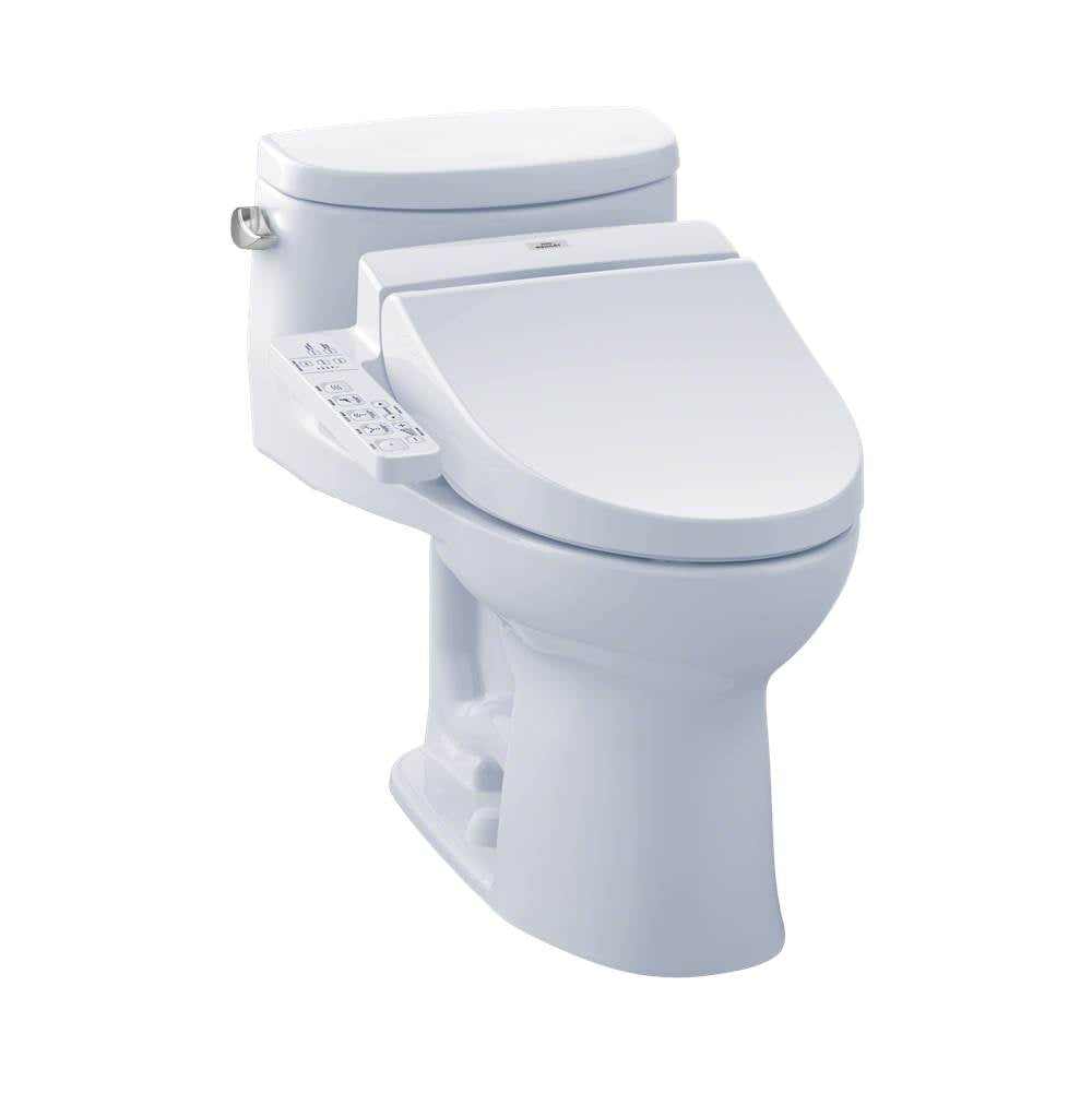 TOTO - MW6342034CEFG#01 - TOTO Connect+ Kit Supreme II One-Piece Elongated 1.28 GPF Toilet and Washlet C100 Bidet Seat, Cotton White - MW6342034CEFG#01 (CALL US FOR SPECIAL PRICING)