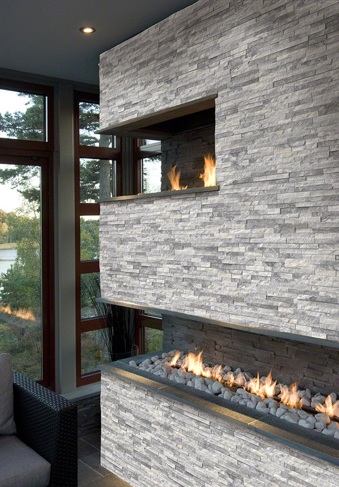 SognareALA Grey Ledger/Stacked Stone Panels