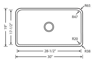 Blanco Apron Single Bowl Sink (30")