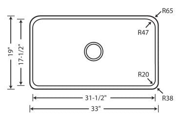Blanco Apron Single Bowl Sink (33")