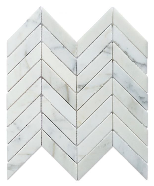 Elysium Chevron Calacatta Gold 11x11