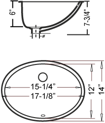 ChemCore Acorn 17 1/8 x 14
