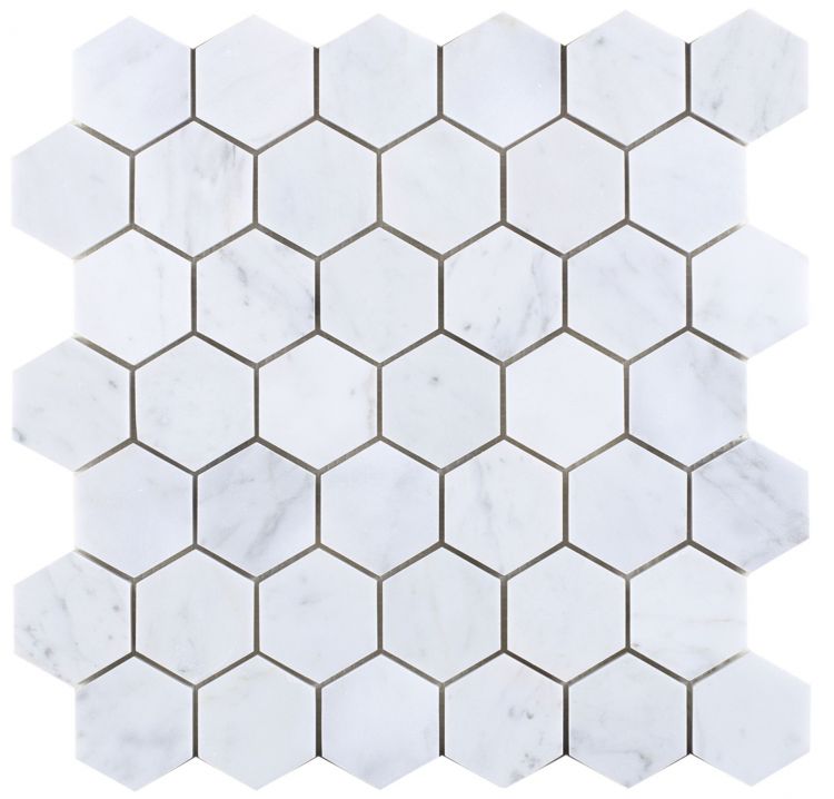Elysium Hexagon Carrara 2 POLISHED