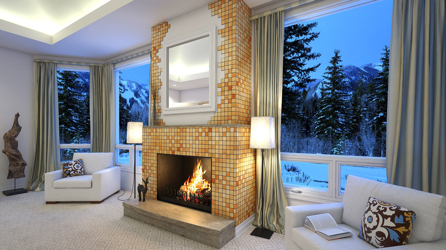 Natural Pine Natural Wood Mosaics 13"x13" Sheet (May qualify for free shipping)