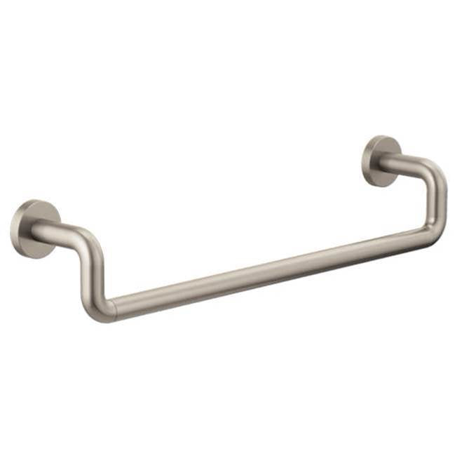 Brizo Litze 18'' Towel Bar Luxe Nickel