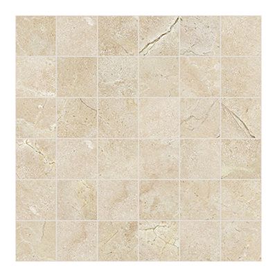 Porcelanosa Soul Cream Polished Mosaic 12x12