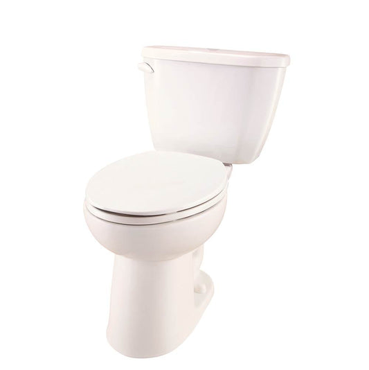 Gerber Plumbing Viper 1.6gpf ADA Compact EL 12'' RI Combo: GHE21872 Bowl w/ GVP28595 Tank