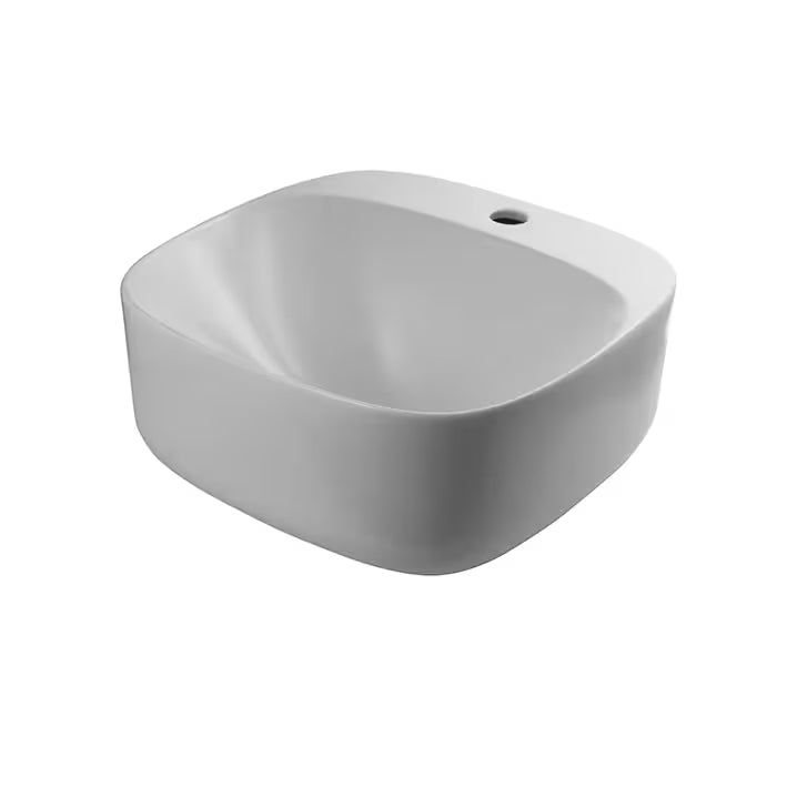 PORCELANOSA ARQUITECT APOYO BLANCO GLOSS 17" (PLEASE CALL US FOR SPECIAL PRICING)