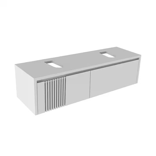 PORCELANOSA ARQUITECT BLANCO 55" Floating Vanity - PLEASE CALL US FOR SPECIAL PRICING