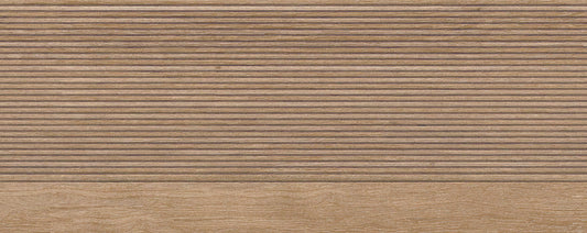 PORCELANOSA STRIPE 3D LONDON NOGAL 23"X59" - (ON SALE)