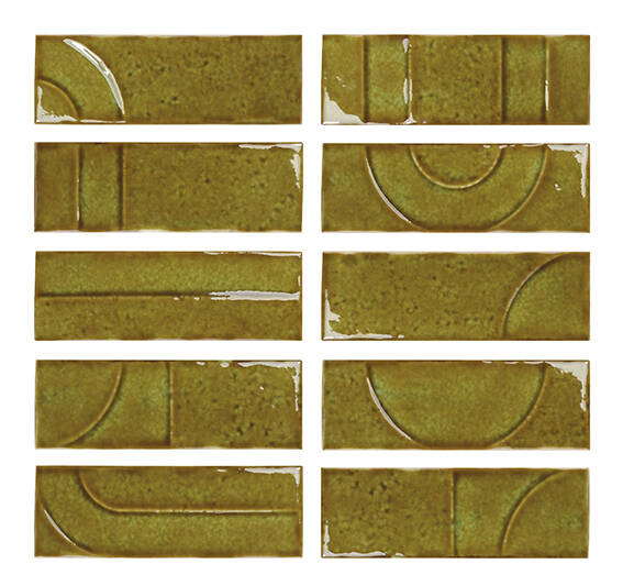 WOW TILE HAMMER COLLECTION - DECOR HAMMER 2"x6" (PLEASE CALL FOR SPECIAL PRICING)