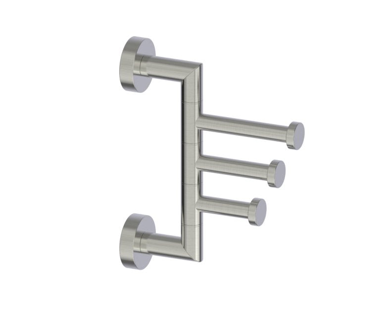 Kartners Oslo Swivel Triple Prong Robe Hook (PLEASE CALL US FOR SPECIAL PRICING)