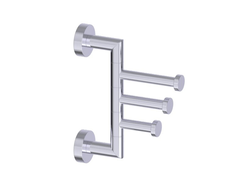 Kartners Oslo Swivel Triple Prong Robe Hook (PLEASE CALL US FOR SPECIAL PRICING)