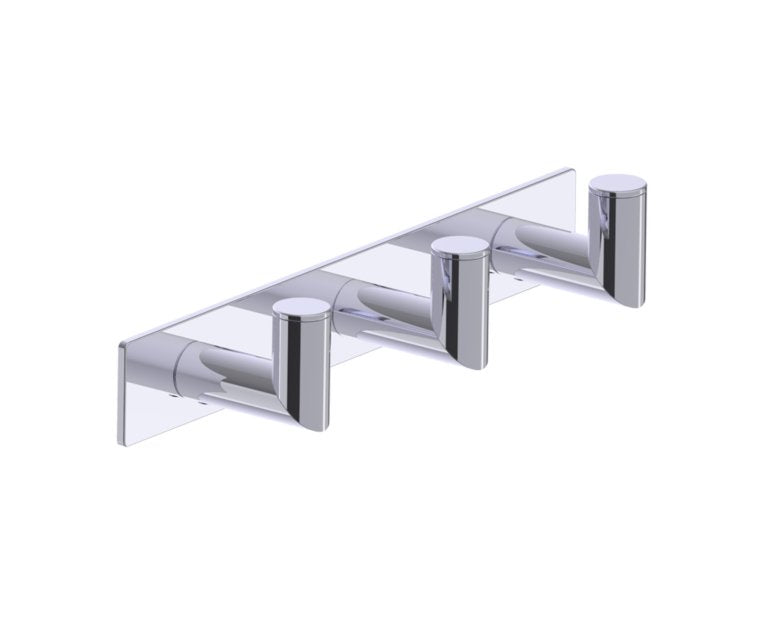 Kartners Oslo Triple Prong Robe Hook -Deep (PLEASE CALL US FOR SPECIAL PRICING)